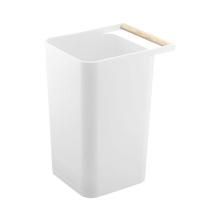 Como Yamazaki Home Slim Square Trash Can Garbage Waste Basket For